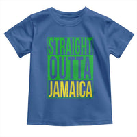 Straight Outta Jamaica Toddler T Shirt Cool Jamaican Travel Vacation - Wonder Print Shop