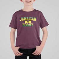 Jamaican Me Horny T Shirt For Kid Funny Caribbean Party - Wonder Print Shop