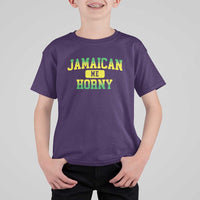 Jamaican Me Horny T Shirt For Kid Funny Caribbean Party - Wonder Print Shop