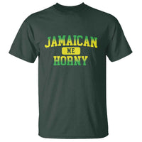 Jamaican Me Horny T Shirt Funny Caribbean Party - Wonder Print Shop