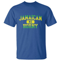 Jamaican Me Horny T Shirt Funny Caribbean Party - Wonder Print Shop