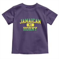 Jamaican Me Horny Toddler T Shirt Funny Caribbean Party - Wonder Print Shop