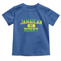 Jamaican Me Horny Toddler T Shirt Funny Caribbean Party - Wonder Print Shop