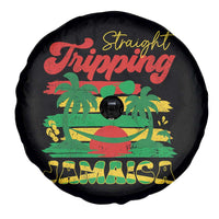 Jamaica Vacation Spare Tire Cover Straight Trippin Jamaica Family Girls Trip - Wonder Print Shop
