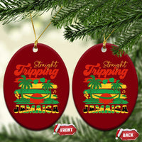 Jamaica Vacation Ceramic Ornament Straight Trippin Jamaica Family Girls Trip - Wonder Print Shop