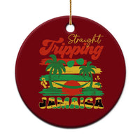 Jamaica Vacation Ceramic Ornament Straight Trippin Jamaica Family Girls Trip - Wonder Print Shop