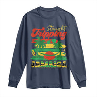 Jamaica Vacation Long Sleeve Shirt Straight Trippin Jamaica Family Girls Trip - Wonder Print Shop