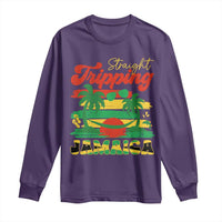 Jamaica Vacation Long Sleeve Shirt Straight Trippin Jamaica Family Girls Trip - Wonder Print Shop