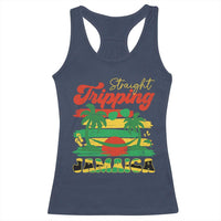 Jamaica Vacation Racerback Tank Top Straight Trippin Jamaica Family Girls Trip - Wonder Print Shop