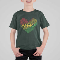 Jamaica Reggae T Shirt For Kid One Love Rasta Culture - Wonder Print Shop