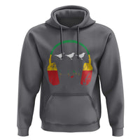 Little Birds Hoodie Rastafari Rasta Reggae Music Headphones Jamaican Pride - Wonder Print Shop