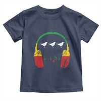 Little Birds Toddler T Shirt Rastafari Rasta Reggae Music Headphones Jamaican Pride - Wonder Print Shop