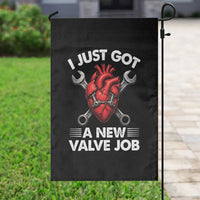 Cool Heart Surgery Survivor Garden Flag Funny Valve Job Coronary Bypass Artery Open Heart Surgery