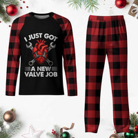 Cool Heart Surgery Survivor Plaid Pajama Set Funny Valve Job Coronary Bypass Artery Open Heart Surgery