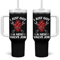 Cool Heart Surgery Survivor Tumbler With Handle Funny Valve Job Coronary Bypass Artery Open Heart Surgery