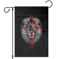 Lion of Judah Cross Trinidadian Flag Garden Flag Christian Faith Trini Trinidad And Tobago Pride