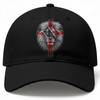 Lion of Judah Cross Trinidadian Flag Baseball Cap Christian Faith Trini Trinidad And Tobago Pride