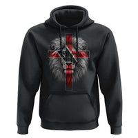 Lion of Judah Cross Trinidadian Flag Hoodie Christian Faith Trini Trinidad And Tobago Pride