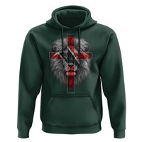Lion of Judah Cross Trinidadian Flag Hoodie Christian Faith Trini Trinidad And Tobago Pride