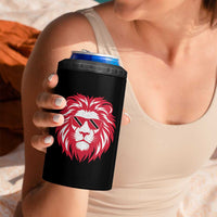 Trinidad and Tobago Lion 4 in 1 Can Cooler Tumbler Vintage Caribbean Pride