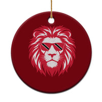 Trinidad and Tobago Lion Ceramic Ornament Vintage Caribbean Pride