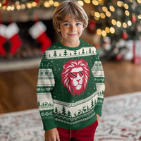 Trinidad and Tobago Lion Ugly Christmas Sweater Vintage Caribbean Pride