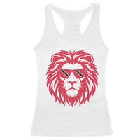 Trinidad and Tobago Lion Racerback Tank Top Vintage Caribbean Pride