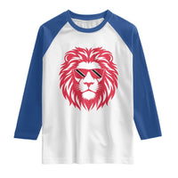 Trinidad and Tobago Lion Raglan Shirt Vintage Caribbean Pride