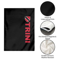 Vintage Trini Garden Flag Trinidad and Tobago Flag Minimalist Patriotic Caribbean Pride