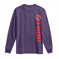 Vintage Trini Long Sleeve Shirt Trinidad and Tobago Flag Minimalist Patriotic Caribbean Pride