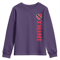 Vintage Trini Youth Sweatshirt Trinidad and Tobago Flag Minimalist Patriotic Caribbean Pride