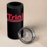 Retro Trini 4 in 1 Can Cooler Tumbler Trinidad and Tobago Flag Caribbean Pride Heritage Gift