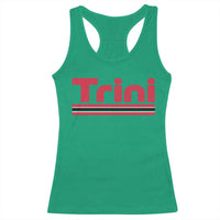 Retro Trini Racerback Tank Top Trinidad and Tobago Flag Caribbean Pride Heritage Gift