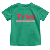 Retro Trini Toddler T Shirt Trinidad and Tobago Flag Caribbean Pride Heritage Gift