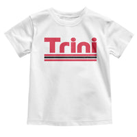 Retro Trini Toddler T Shirt Trinidad and Tobago Flag Caribbean Pride Heritage Gift