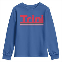 Retro Trini Youth Sweatshirt Trinidad and Tobago Flag Caribbean Pride Heritage Gift