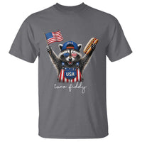 Funny Two Fiddy Raccoon Patriotic T Shirt USA Flag Hot Dog Fourth of July USA 250th Anniversary
