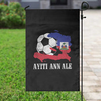 Ayiti Ann Ale Haiti Soccer Garden Flag Haitian Football Fan Pride Flag Graphic Caribbean Sports