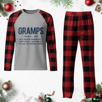 Grandpa Gift For Gramps Plaid Pajama Set Fathers Day Birthday Gift Idea