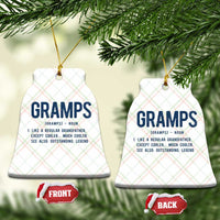 Grandpa Gift For Gramps Ceramic Ornament Fathers Day Birthday Gift Idea