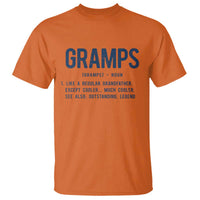 Grandpa Gift For Gramps T Shirt Fathers Day Birthday Gift Idea