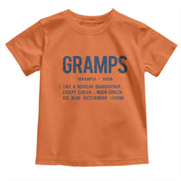 Grandpa Gift For Gramps Toddler T Shirt Fathers Day Birthday Gift Idea