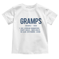 Grandpa Gift For Gramps Toddler T Shirt Fathers Day Birthday Gift Idea