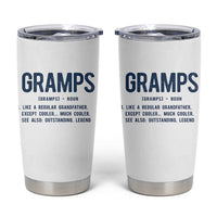 Grandpa Gift For Gramps Tumbler Cup Fathers Day Birthday Gift Idea