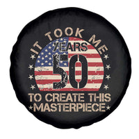 50th Birthday Spare Tire Cover It Took Me 50 Years To Create This Masterpiece Vintage American Flag