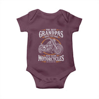 Biker Grandpa Best Grandpas Have Tattoos and Ride Motorcycles Baby Onesie