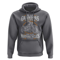 Biker Grandpa Best Grandpas Have Tattoos and Ride Motorcycles Hoodie