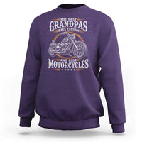 Biker Grandpa Best Grandpas Have Tattoos and Ride Motorcycles Sweatshirt