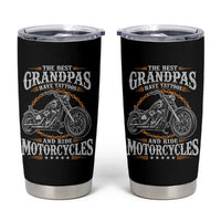 Biker Grandpa Best Grandpas Have Tattoos and Ride Motorcycles Tumbler Cup