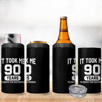 90th Birthday 4 in 1 Can Cooler Tumbler To Create This Masterpiece 90 Year Old Gift